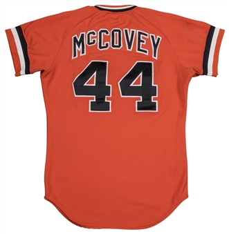 1979 Willie McCovey Game Used San Francisco Giants Alternate Orange Jersey